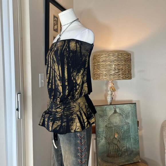 Y2k Grunge Tube Top - Picture 2 of 4